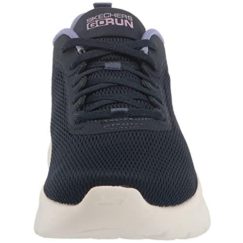 Skechers Women`s GO Run Lite-quick Stride Sneaker Navy/Lavender