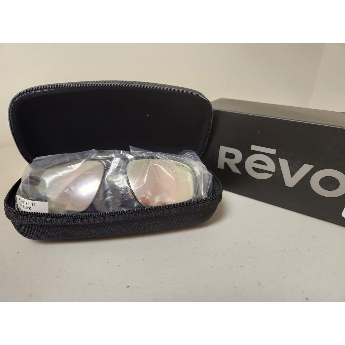 Revo Pax Sunglasses Satin Black 1048