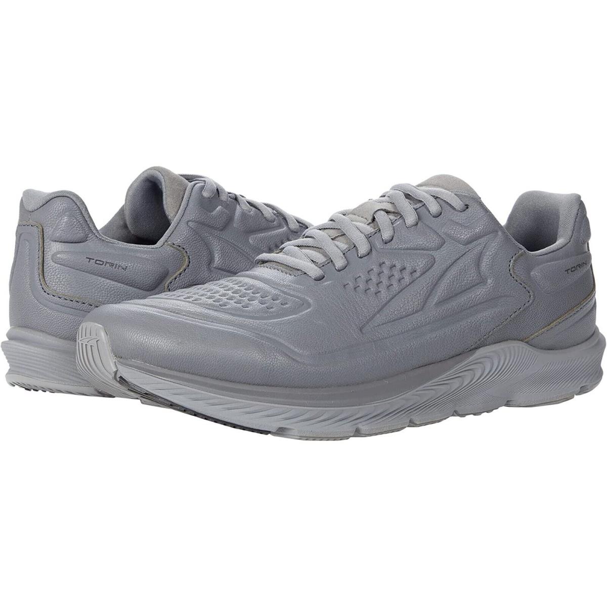 Altra N7364 Torin 5 Leather Women`s Running Shoe Gray Size 6.5