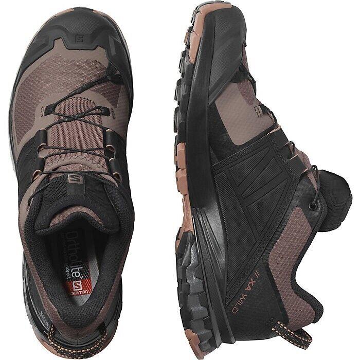Salomon N5484 Women s Cedar Wood XA Wild W Hiking Shoes Size US 12 EU 45.5