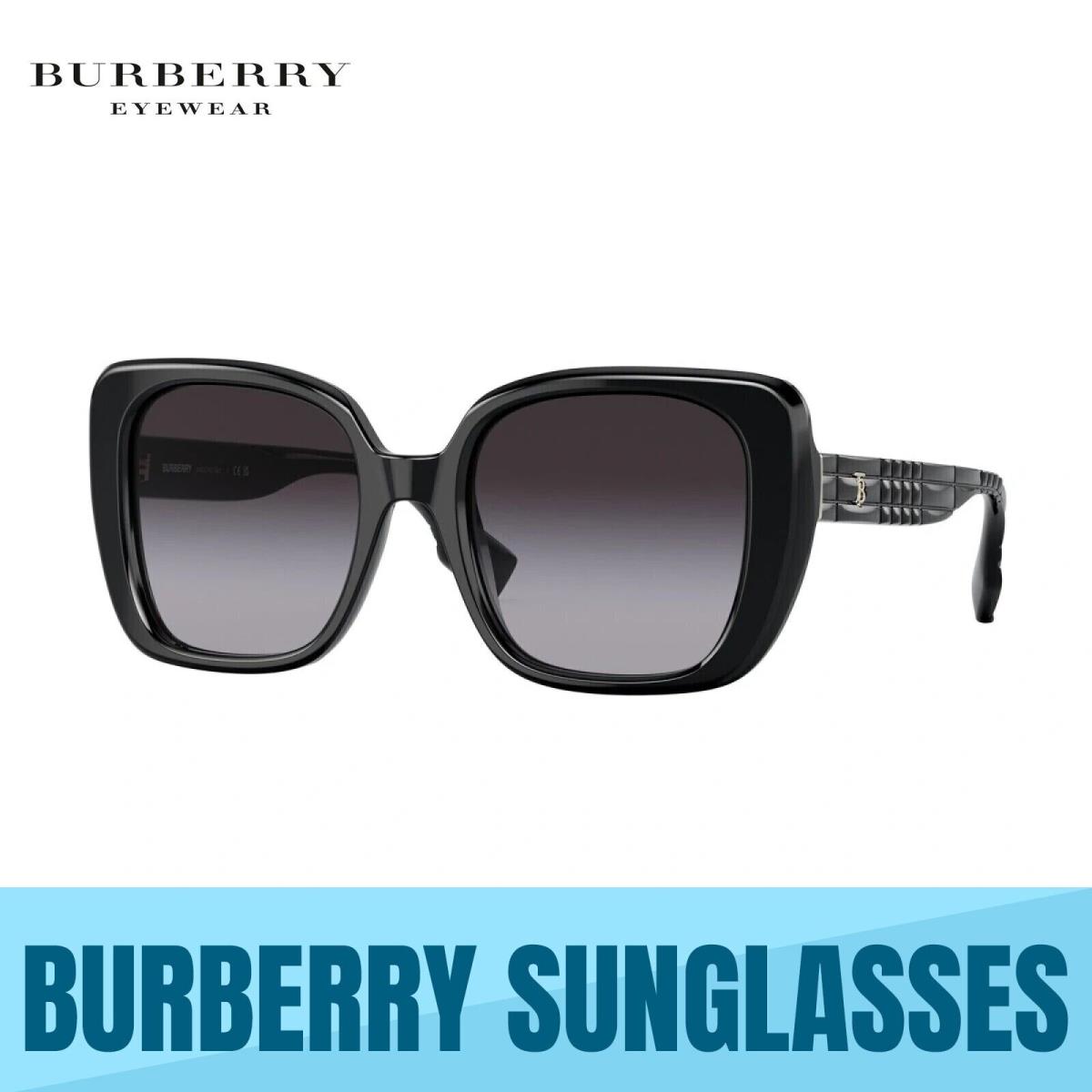 Burberry BE4371 Helena 30018G Black -grey Gradient Sunglasses 52MM