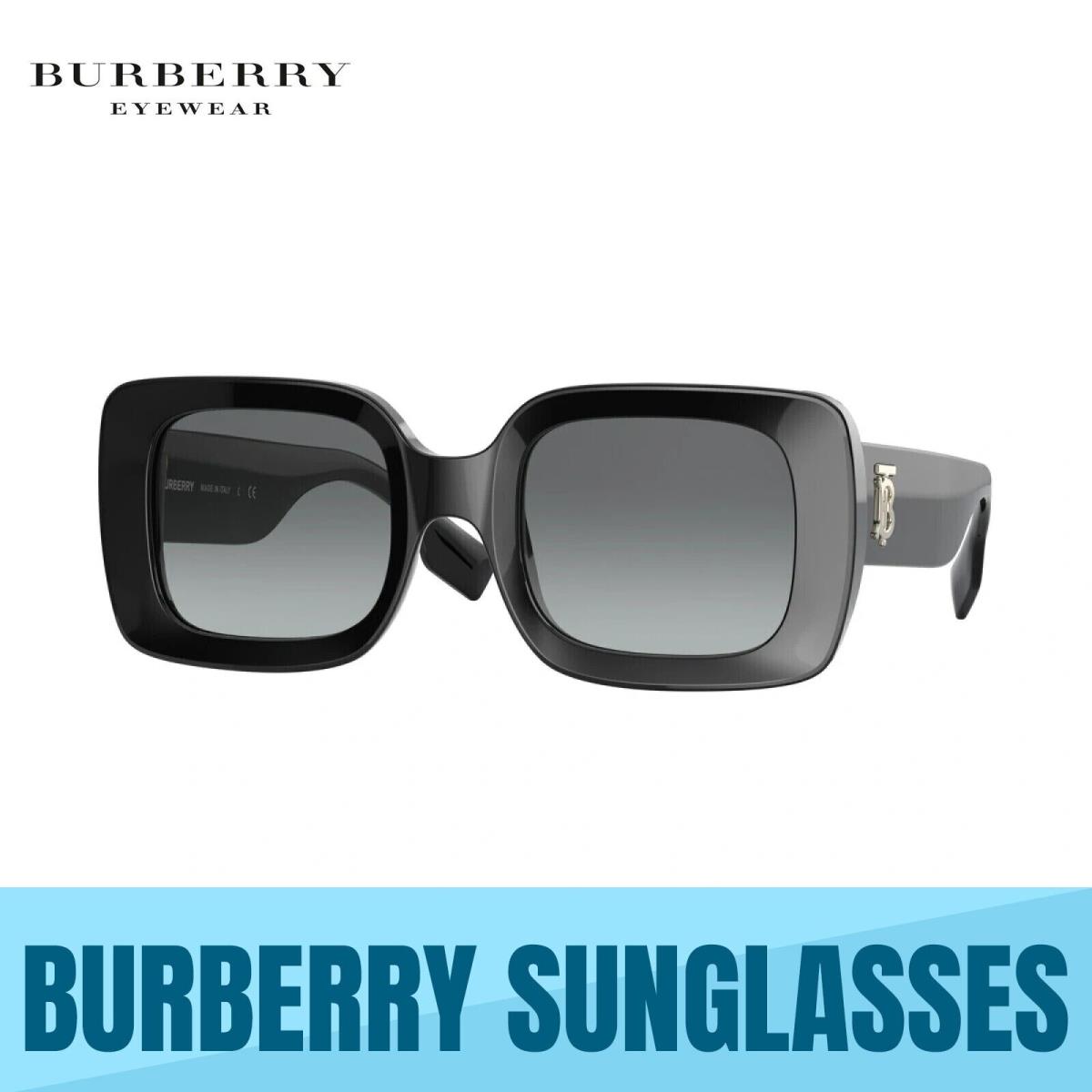 Burberry BE4327 Delilah 300111 Black -grey Gradient Sunglasses 51MM