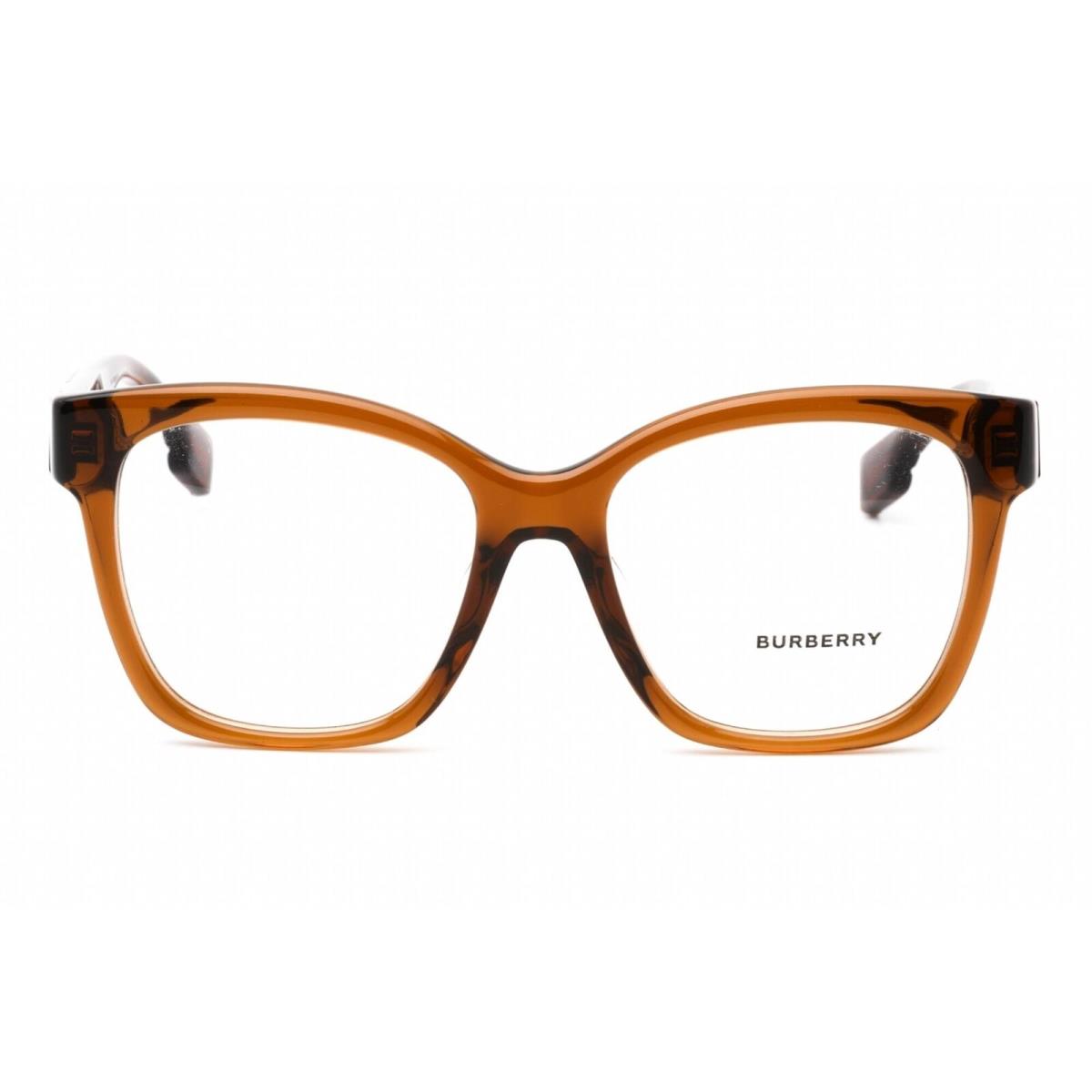 Burberry Women`s Eyeglasses Full Rim Cat Eye Brown Plastic Frame 0BE2363F 3986