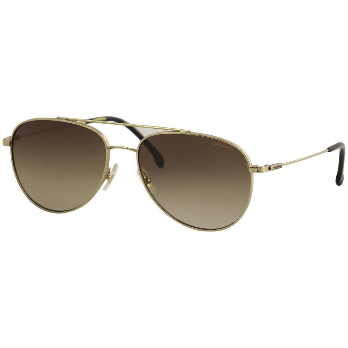 Carrera 187/S J5GHA Gold Men`s Pilot Sunglasses 60mm