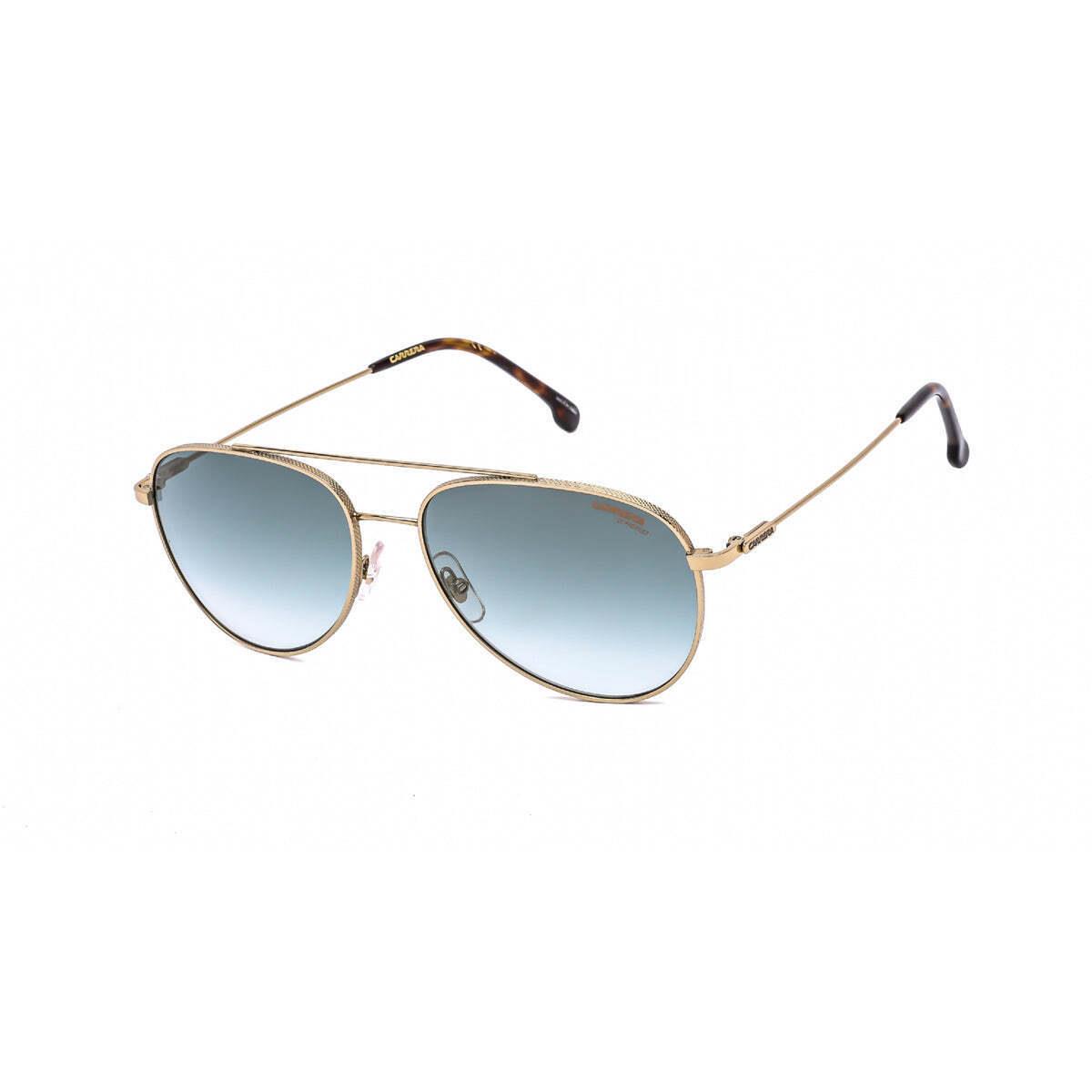 Carrera 187/S 06J EZ Gold Havana Gradient Sunglasses - Frame: Gold, Lens: Blue