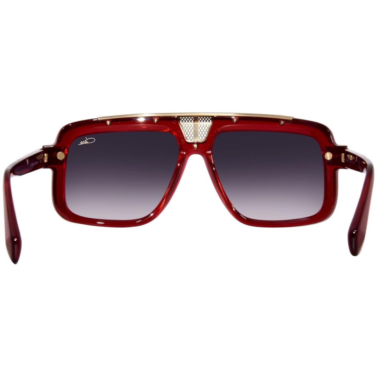 Cazal sunglasses  - Red/Gold Frame, Gray Lens