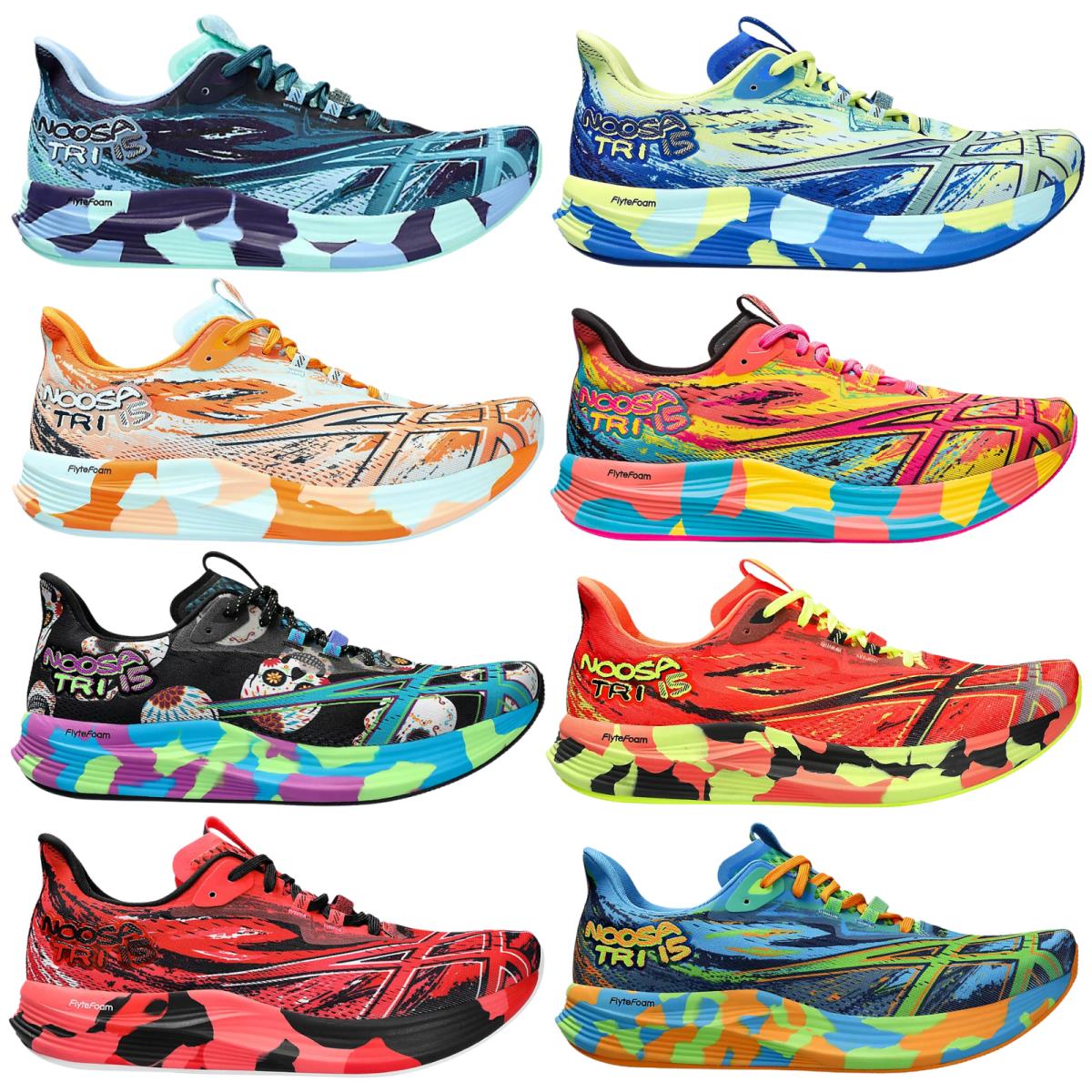 Men`s Asics Noosa TRI-15 Running Shoes All Colors US Sizes 7-14