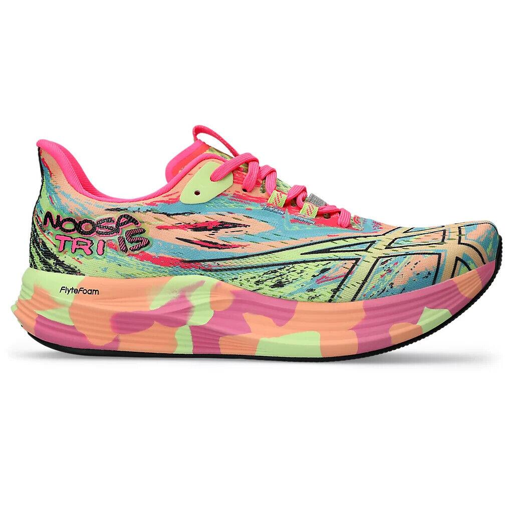Women`s Asics Noosa TRI-15 Running Shoes All Colors US Size 6-11 Summer Dune/Lime Green