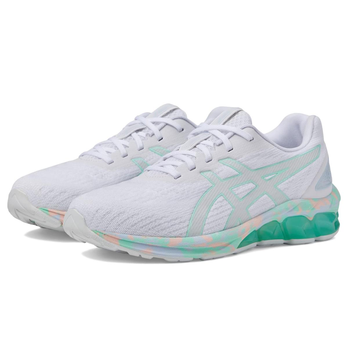 Woman`s Sneakers Athletic Shoes Asics Gel-quantum 180 Vii White/Ice Green