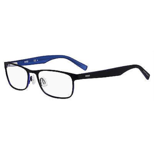 Hugo Boss HG0209-0VK-54 Black Blue Eyeglasses - Frame: Black Blue