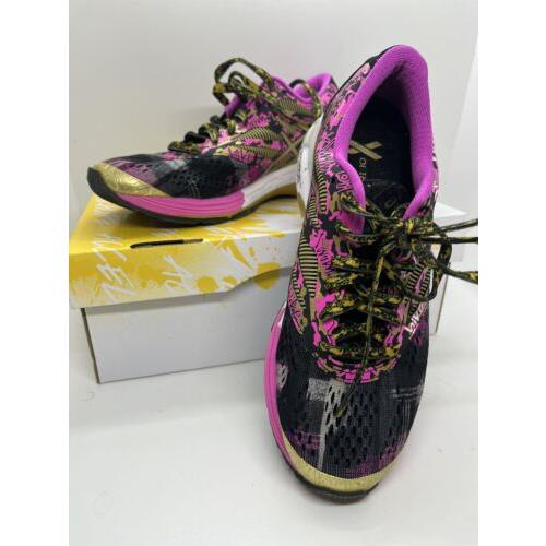Asics Gel Noosa Tri 10 Neon Pink/black Running Shoes Womens 5.5 Fantastic