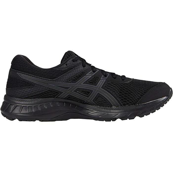 Asics Womens Size 11.5 Black Gel-contendo 6 Running Shoes N1223