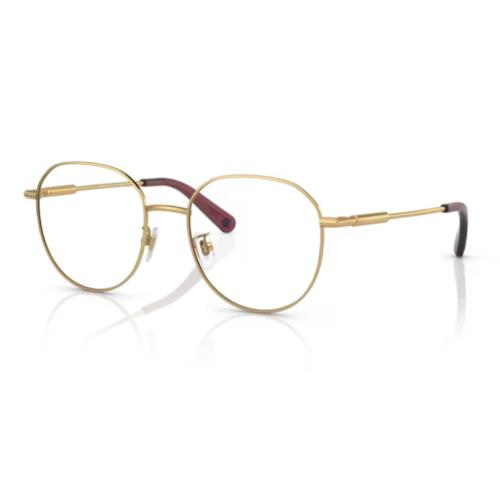 Versace 0VE1282D 1491 Gold Women`s Round Eyeglasses