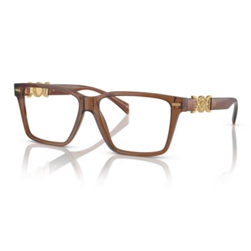 Versace 0VE3335 5028 Brown Rectangle 56mm Women`s Eyeglasses