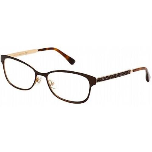 Jimmy Choo Jc203-04IN Matte Brown Eyeglasses