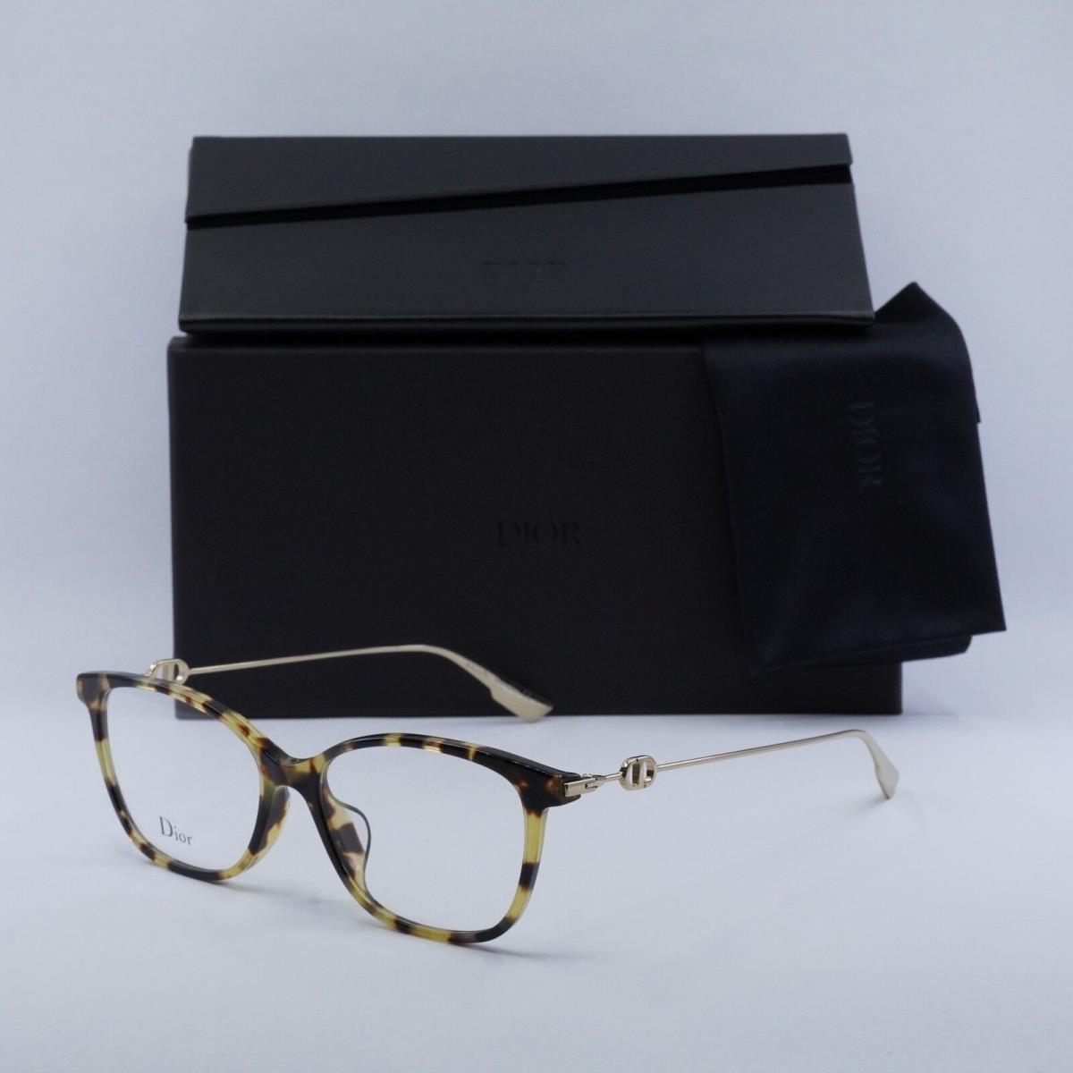 Dior DIORSIGHTO1F SX7 Tortoise Gold 51mm Eyeglasses