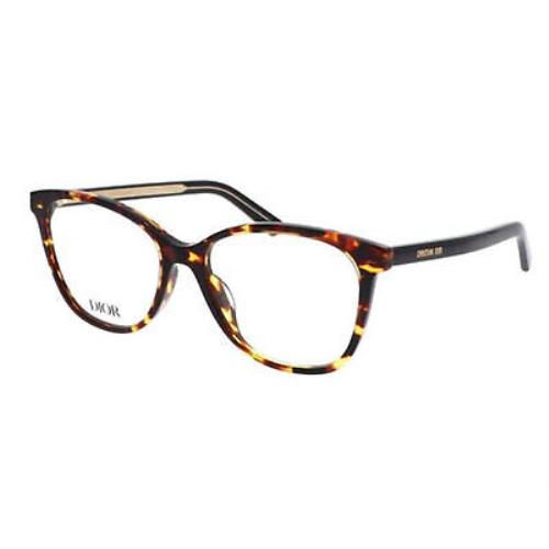 Christian Dior CD50024J-072-53 Havana Black Eyeglasses