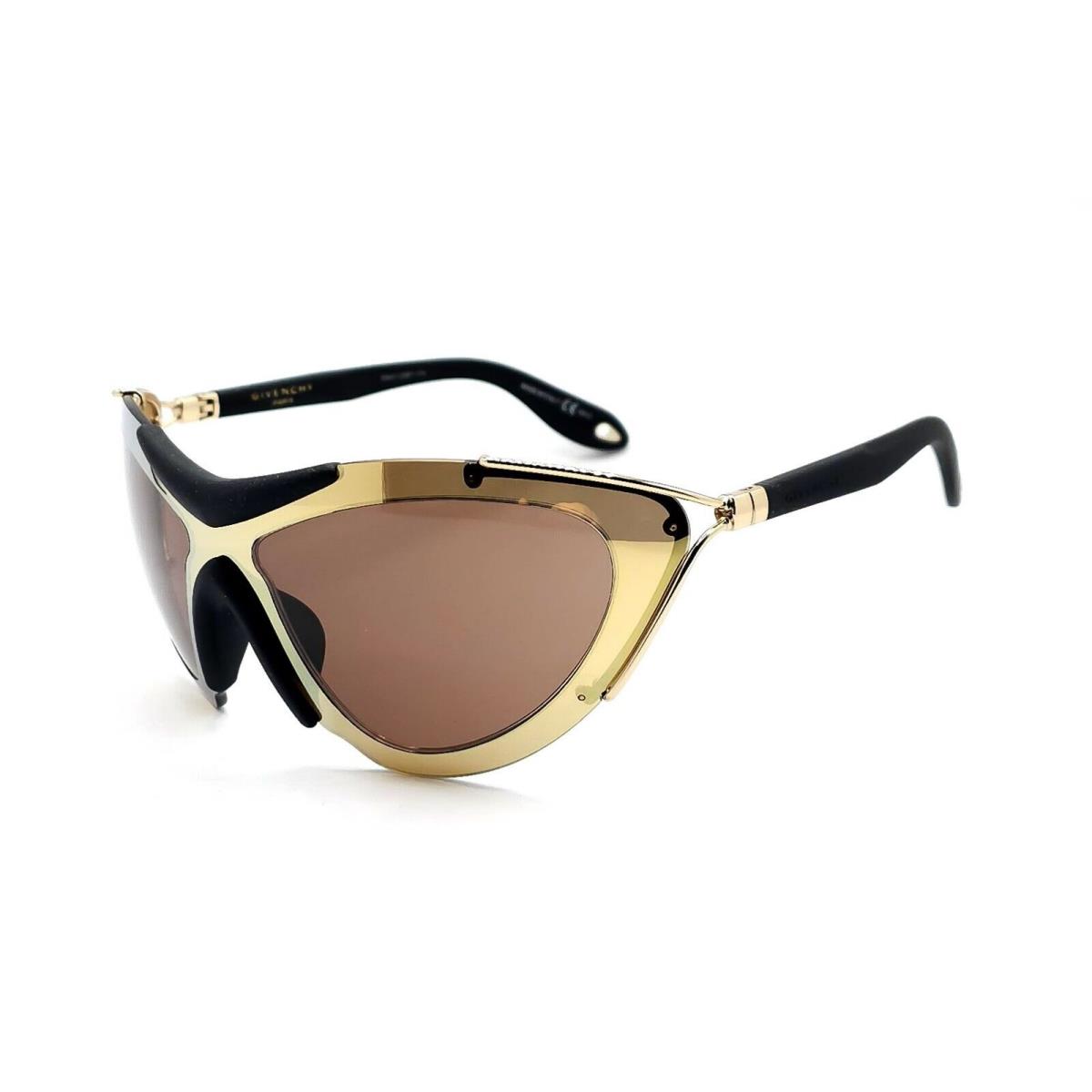 Dior Givenchy GV7013/S Sunglasses RAC8U Gold-black / Brown Lenses