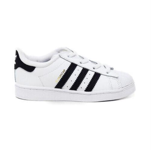 Adidas Superstar Toddler Shoes EL I_white/core Black FU7717-100-SIZE 5