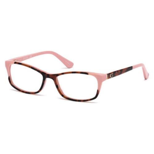 Guess GU 2616-074 Pink Havana Eyeglasses