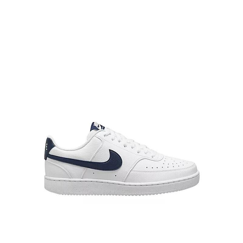 Nike Mens 2023 Fall Air Court Vision Low Max Force Sneaker Trainer Shoes White/Navy