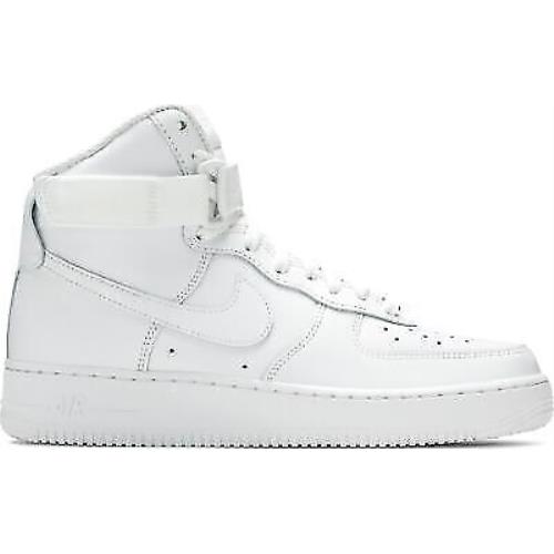 Nike Men`s Air Force 1 High `07 Basketball Shoe - White/White