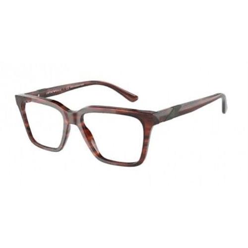 Emporio Armani EA3194-5023-56 Havana Red Eyeglasses