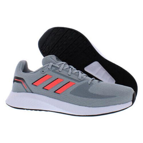 Adidas Originals Runfalcon 2.0 Mens Shoes Size 9.5 Color: Halo - Halo Silver/Turbo/Core Black , Silver Main
