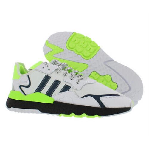 Adidas Nite Jogger Mens Shoes Size 12 Color: Forever Truly White/core Black - Forever Truly White/Core Black , White Main