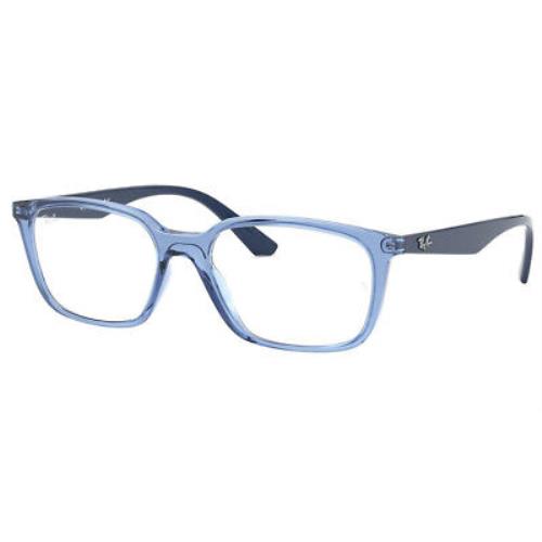 Ray Ban RX7176-5941 Transparent Blue Eyeglasses