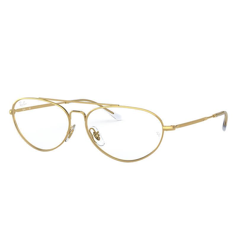 Ray Ban RX6454-2500-58 2500 Shiny Gold Eyeglasses