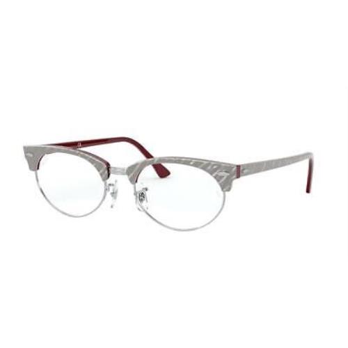 Ray Ban R3946V-8050 Gray Burgundy Eyeglasses