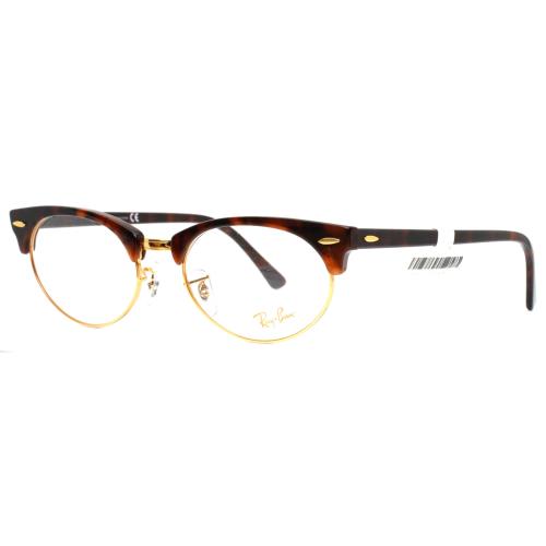 Ray Ban RB3946-V 8058 Mock Tortoise Womens Oval Full Rim Eyeglasses 52-19-145 - Frame: Gold, Tortoise