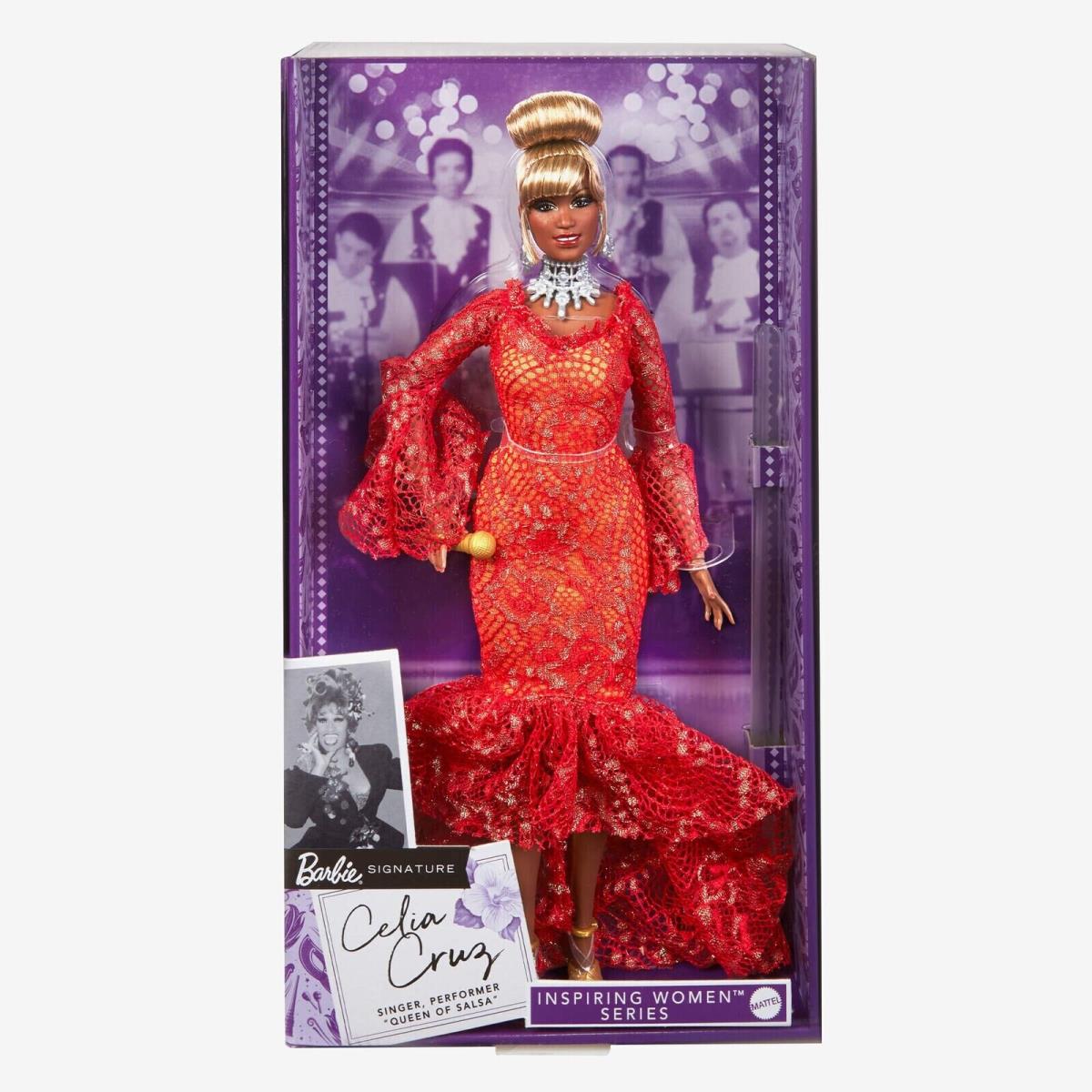 Barbie Inspiring Women Celia Cruz Doll Collectible Ships Today