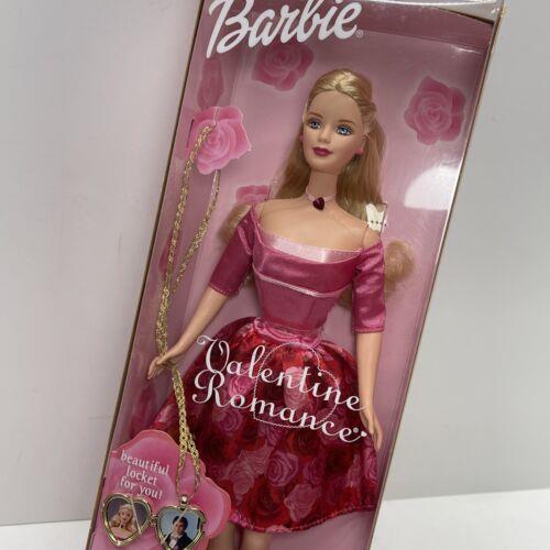 2003 Valentine Romance Barbie w/ Heart Locket Necklace B1805 Mattel Vintage