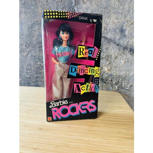 Vintage 1986 Barbie and The Rockers Dana Doll 3158 Nrfb Hot Rockin Fun