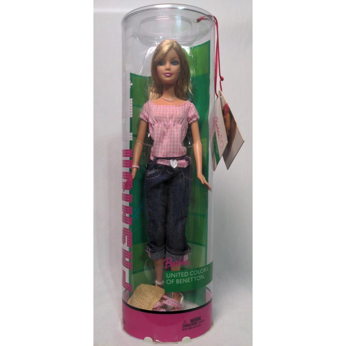 Barbie Fashion Fever Doll United Colors Of Benetton J4175 Mattel 2005