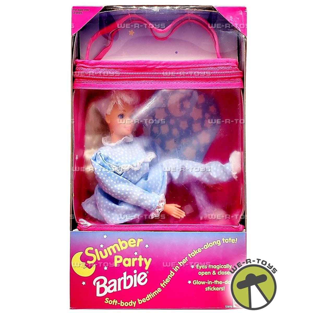 Slumber Party Barbie Soft Body Doll 1994 Mattel 12696