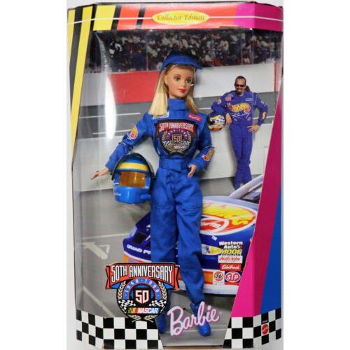 Barbie Doll 50th Anniversary Nascar Collector Edition 20442 Nrfb 1998 Mattel