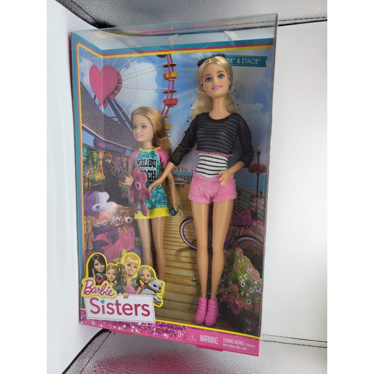 2015 Barbie Sisters Barbie and Stacie Doll 2-Pack DGX43 DGX41