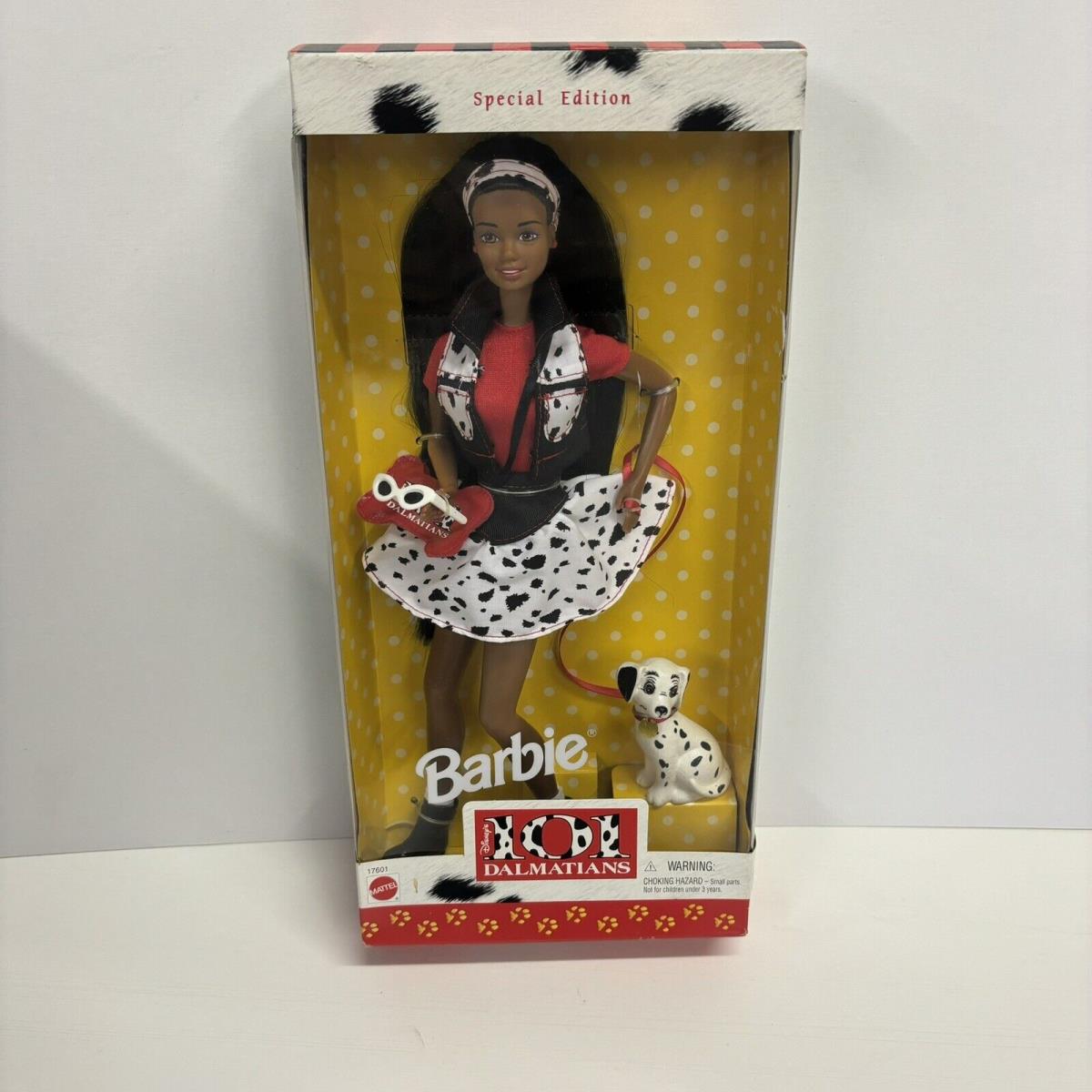 Disney s 101 Dalmatians Barbie Doll Mattel 17601 African American Vintage