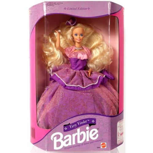 Very Violet Barbie Doll Limited Edition 1859 Never Removed From Box 1992 Mattel