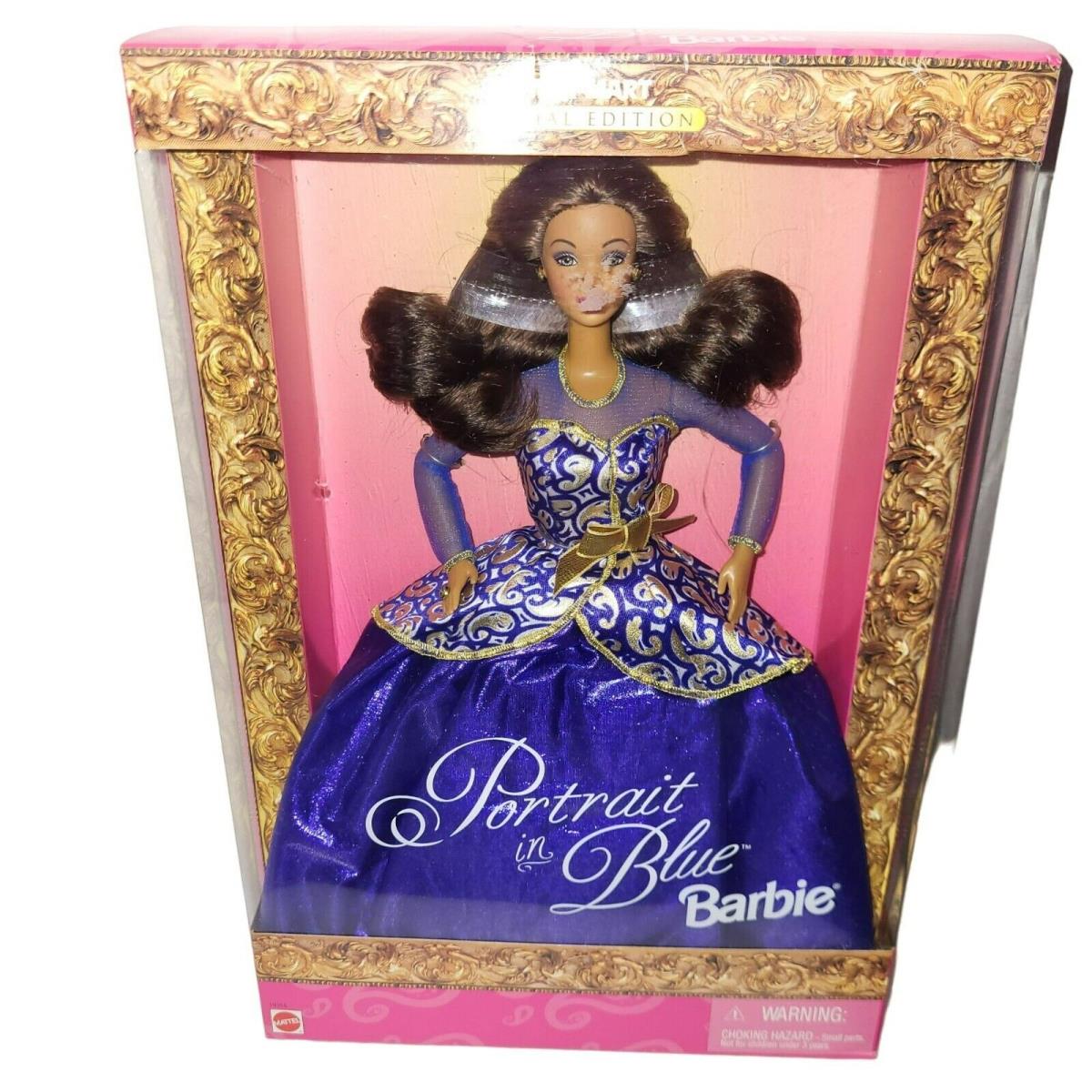Wal Mart Special Edition 1997 Mattel African-american Barbie Portrait in Blue