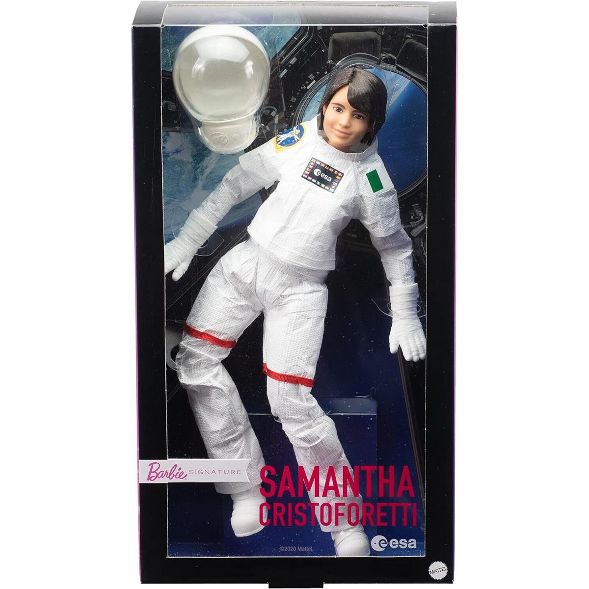 Barbie Signature Esa Astronaut Samantha Cristoforetti Doll- Nrfb GTJ81