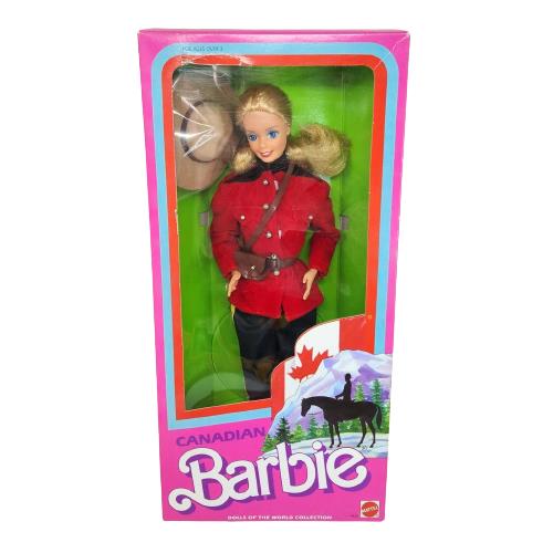 Vintage 1987 Mattel Canadian Barbie Dolls OF The World 4928 Box