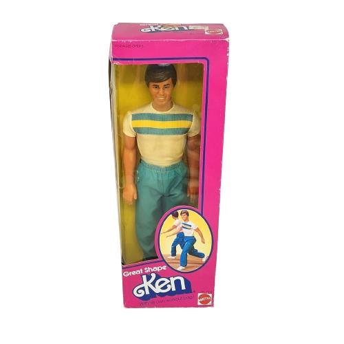 Vintage 1983 Great Shape Ken W Bag Barbie Doll Mattel IN Box 7318