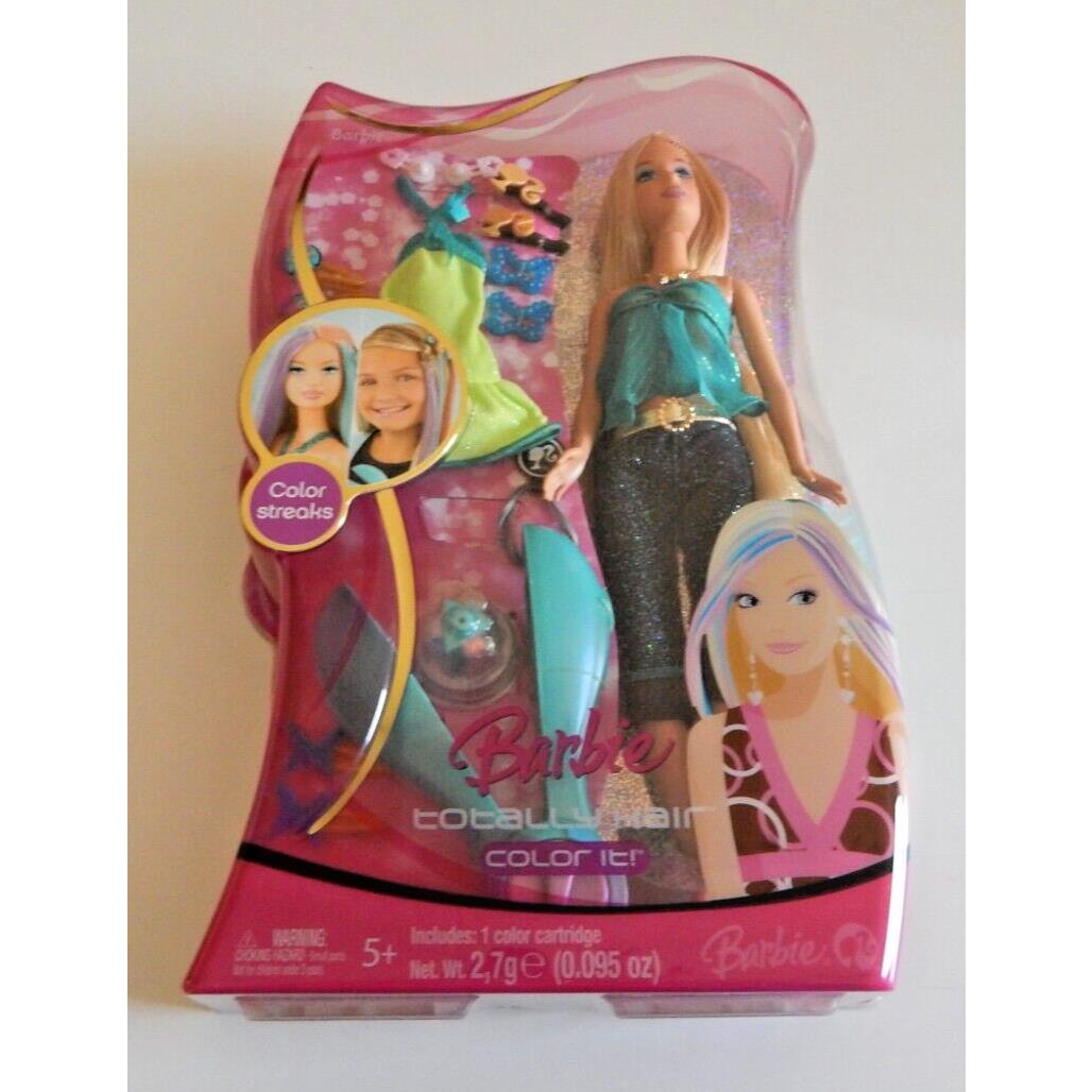 Barbie Totally Hair Doll Color It Mattel 2007 M6396