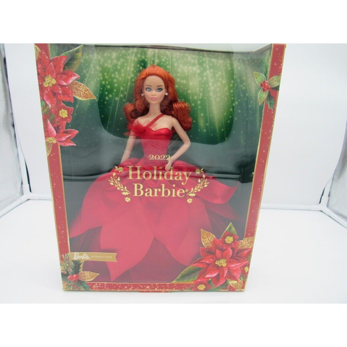 Collectible - Barbie Signature 2022 Holiday Doll with Red Hair