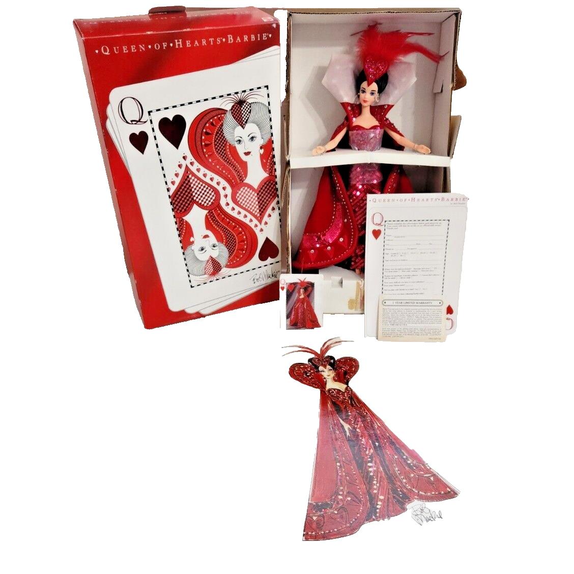 1994 Queen of Hearts Doll 7th in Bob Mackie Barbie Collection 12046