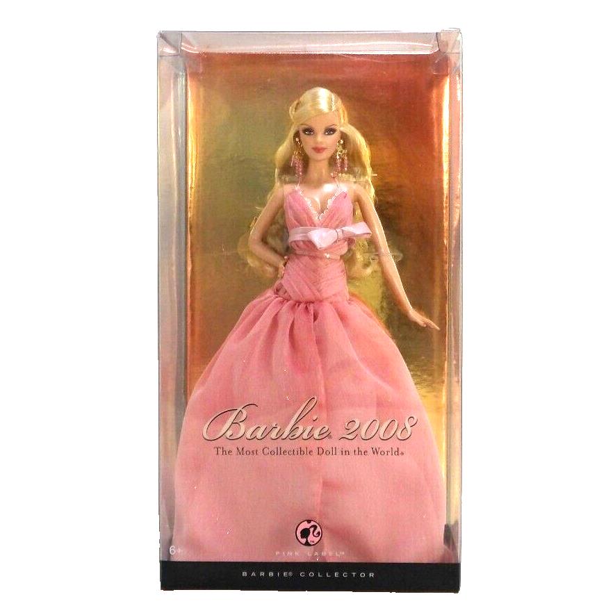 Barbie The Most Collectible Doll in The World Pink Label Mattel 2007 Box Dmg